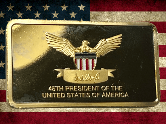 Patriotic Trump Gold Bar Special Offer